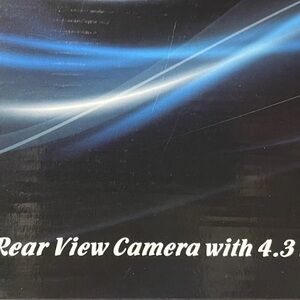 eRapta Rear View Camera w/ 4.3” Monitor Your Vehicle. New